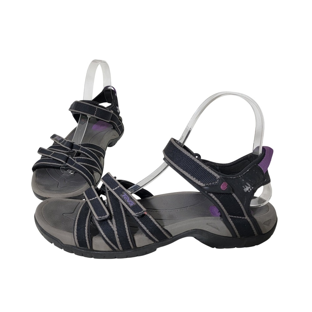 Teva Tirra Sport Black Hiking Sandals Size 7.5 4266 Strappy READ